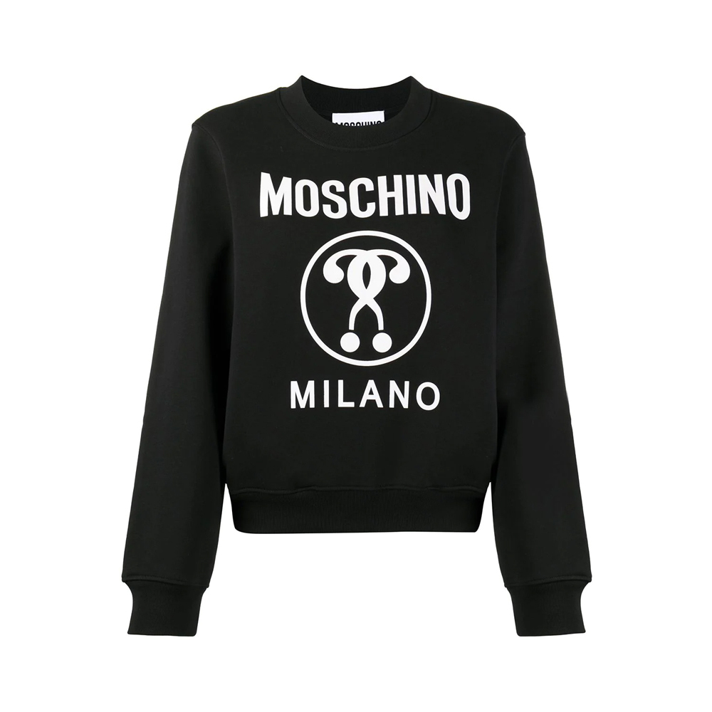 秋装莫斯奇诺卫衣, Moschino | MOSCHINO 女黑色女士卫衣/帽衫 EA1719-0527-1001商品图片 独家减免邮费