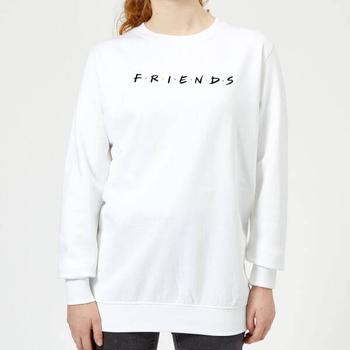 老友记推荐, Friends | Friends Logo Women's Sweatshirt - White商品图片 