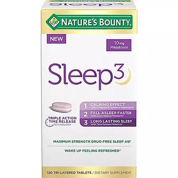 推荐Nature's Bounty Sleep3 Tri-Layer Tablets (120 ct.)商品