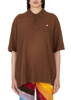 推荐Acne Studios Logo Patch Gradient Oversized Polo Shirt商品