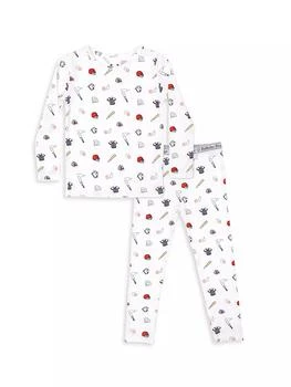 Bellabu Bear | Baby's, Little Kid's & Kid's Baseball Pajama Set,商家Saks Fifth Avenue,价格¥293
