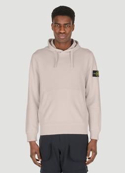 推荐Logo-Patch Hooded Sweatshirt in Pink商品