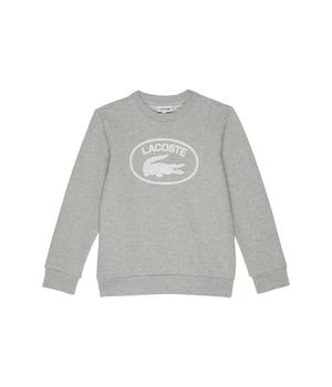 Lacoste | Solid Crew Neck Graphic Sweatshirt (Toddler/Little Kids/Big Kids) 5.6折