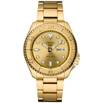 Seiko | Men's Automatic 5 Sports Gold-Tone Stainless Steel Bracelet Watch 43mm商品图片,7.5折
