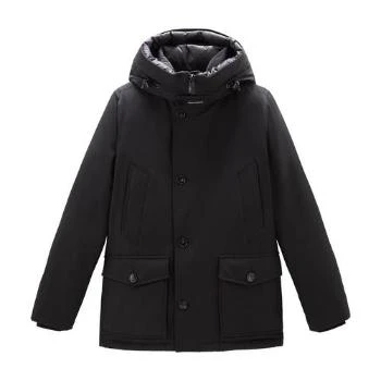 Woolrich | 【特惠8.7折】包邮包税【预售7天发货】 WOOLRICH 男士 大衣 Arctic Ramar Cloth 面料带帽防寒短上衣  WOOWQPS9BCK 8.7折, 包邮包税