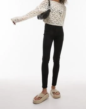 Topshop | Topshop Leigh jeans in black 6折