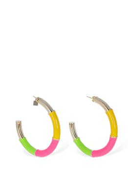 ROSANTICA, ROSANTICA | Candy Enamel Hoop Earrings商品图片 额外7.5折, 额外七五折