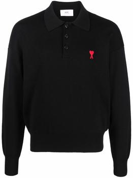 推荐AMI PARIS - Ami De Coeur Wool Polo Shirt商品