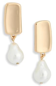 Nordstrom | Faux Pearl Drop Earrings,商家Nordstrom Rack,价格¥84