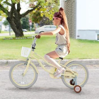 Hivvago | 14/16/18 Inch Kids Bike Adjustable with Training Wheels Ages 3-8 Years Olds-18 inches,商家Premium Outlets,价格¥1723