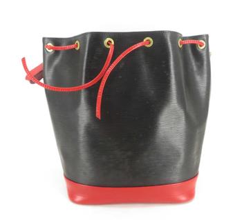 lv水桶包, [二手商品] Louis Vuitton | Louis Vuitton Black Red Epi Leather Noe Bucket Bag商品图片 