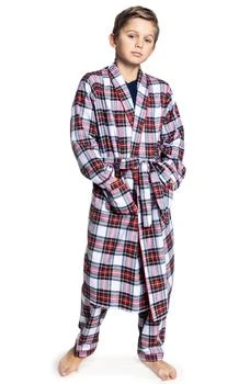 Petite Plume | Kids' Balmoral Tartan Robe,商家Nordstrom Rack,价格¥218
