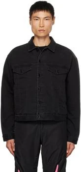 Black Padded Denim Jacket,价格$784.65