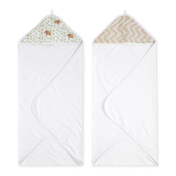 商品aden + anais | Baby Boys or Baby Girls Hooded Towels, Pack of 2,商家Macy's,价格¥254图片