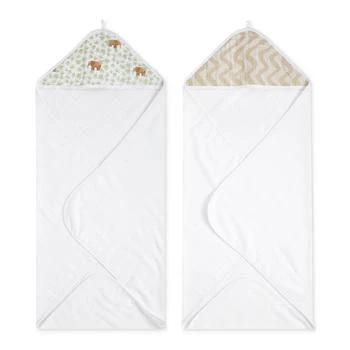 aden + anais | Baby Boys or Baby Girls Hooded Towels, Pack of 2,商家Macy's,价格¥243