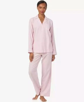 Ralph Lauren | Women's 2-Piece Striped Pajama Top and Pant Set,商家Macy's,价格¥381