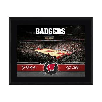Fanatics Authentic | Wisconsin Badgers 10.5'' x 13'' Sublimated Basketball Plaque,商家Macy's,价格¥221