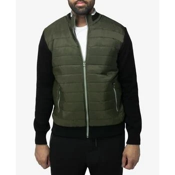 推荐Men's Lightly Padded Hybrid Sweater Jacket商品
