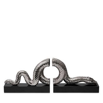商品L'Objet | Platinum Plated Snake Bookends,商家Bloomingdale's,价格¥6371图片