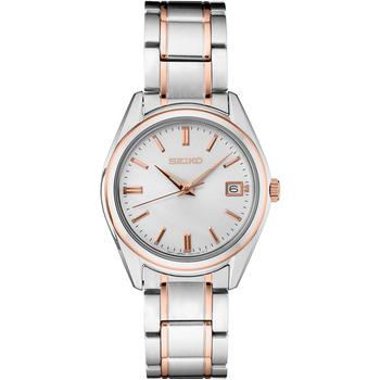 美国精工女表, Seiko | Women's Essentials Two-Tone Stainless Steel Bracelet Watch 36mm商品图片 7.5折