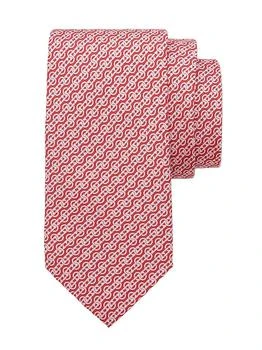 Salvatore Ferragamo | Trofeo Silk Tie,商家Saks Fifth Avenue,价格¥1770