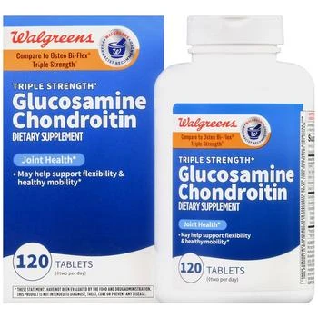 Walgreens | Glucosamine Chondroitin Tablets Triple Strength (60 days),商家Walgreens,价格¥242