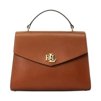 Ralph Lauren | Farrah Small Leather Top-Handle Satchel,商家Macy's,价格¥3228