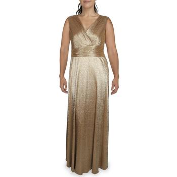拉夫劳伦连衣裙是什么牌子, Ralph Lauren | Lauren Ralph Lauren Womens Metallic Maxi Evening Dress商品图片 2折起