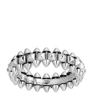 卡地亚戒指是什么牌子, Cartier | Small White Gold Clash de Cartier Ring商品图片 
