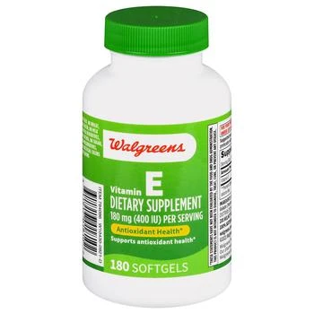 Walgreens | Vitamin E 180 mg Softgels 满二免一, 满$30享8.5折, 满折, 满免