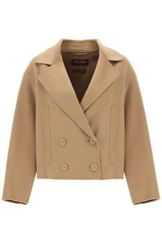 Max Mara | Celso cropped peacoat,商家Coltorti Boutique,价格¥3062