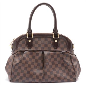 lv女包, [二手商品] Louis Vuitton | Louis Vuitton Damier Ebene Canvas Leather Trevi PM Shoulder Bag商品图片 5折