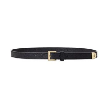Ralph Lauren | Women's Pebbled Leather Skinny Belt,商家Macy's,价格¥500