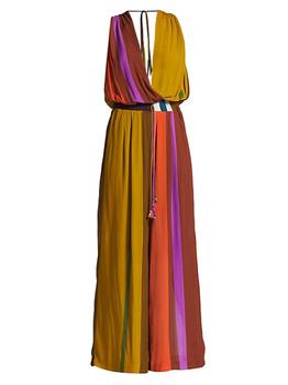 商品Silvia Tcherassi | Shelley Striped Jumpsuit,商家Saks Fifth Avenue,价格¥7093图片