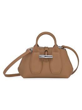 推荐XS Roseau Leather Top Handle Bag商品