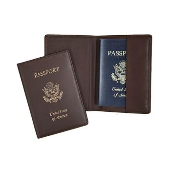 ROYCE New York, ROYCE New York | Men's Foil Stamped RFID Blocking Passport Case商品图片 
