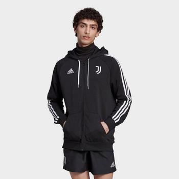 推荐Men's adidas Juventus DNA 3-Stripes Full-Zip Soccer Hoodie商品