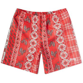 stussy裤子, STUSSY | Stussy Paisley Plaid Water Short商品图片 