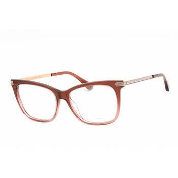 Jimmy Choo | Jimmy Choo Women's Eyeglasses - Cat Eye Burgundy/Pink Plastic Frame | JC353 02LN 00 3折×额外9折x额外9.5折, 独家减免邮费, 额外九折, 额外九五折
