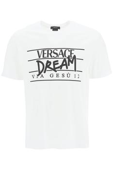 男士休闲范思哲t恤, Versace | Versace dream logo t-shirt商品图片 5.9折