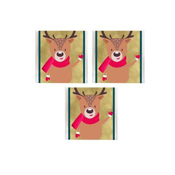 商品Reindeer Peppermint Marshmallow Puffs Small Holiday 2022 Bundle图片