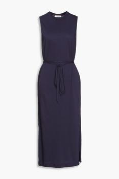 vince连衣裙, Vince | Pima cotton-jersey midi dress商品图片 5折