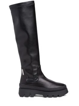 MONNALISA | Leather High Boots 额外6.5折, 额外六五折