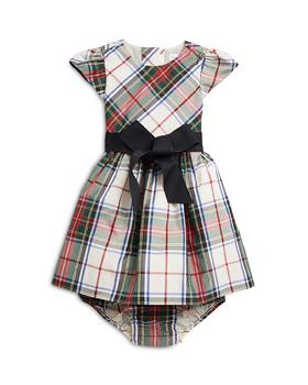 商品Ralph Lauren | Girls' Plaid Dress & Bloomers Set - Baby,商家Bloomingdale's,价格¥566图片