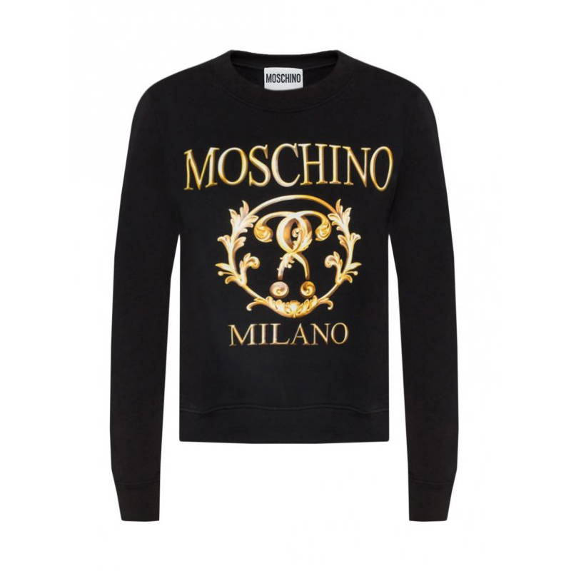 时尚莫斯奇诺卫衣男装, Moschino | MOSCHINO 男士黑色图案卫衣 A1715-5527-7555商品图片 满$100享9.5折, 满折