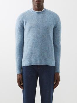 推荐Lucas crew-neck mélange knitted sweater商品