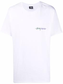 女装stussy短袖, STUSSY | STUSSY - Printed Cotton T-shirt商品图片 