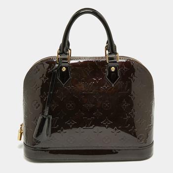 美国lv女包, [二手商品] Louis Vuitton | Louis Vuitton Amarante Monogram Vernis Alma PM Bag商品图片 8.6折