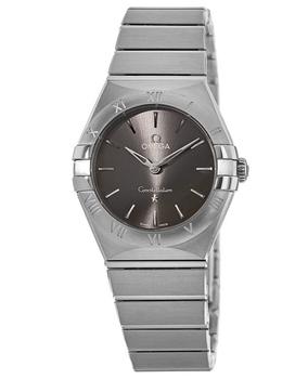 欧米茄星座怎么样, Omega | Omega Constellation Manhattan Quartz 28mm Grey Dial Stainless Steel Women's Watch 131.10.28.60.06.001商品图片 9折