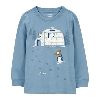 Carter's | Toddler Boys Polar Bear Igloo Jersey T-shirt 